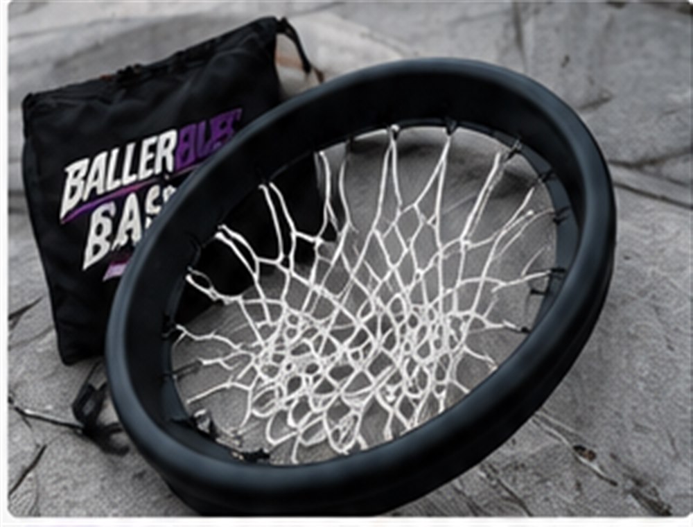 BallerBase Portable Basketball Net with carry bag